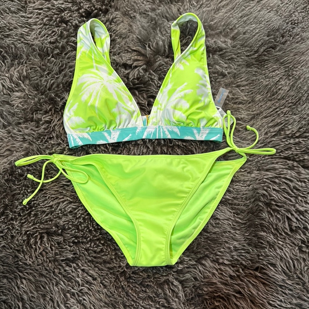Vibrant Green Bikini Set